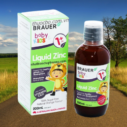 BRAUER baby & KIDS Liquid Zinc Siro tăng trưởng cho bé