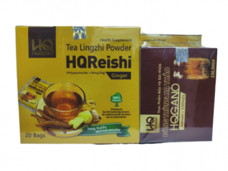 Set 3 hộp trà hòa tan linh chi 20 gói/hộp + 1 hộp đông trùng hạ thảo 3G