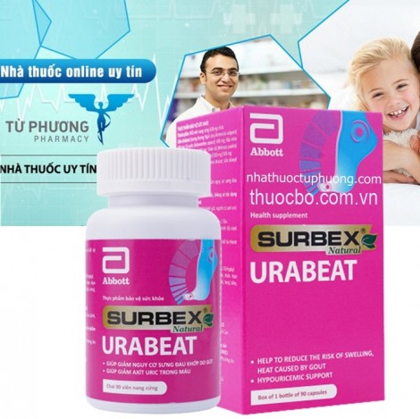 Viên hỗ trợ điều trị gout Surbex Urabeat H/90v